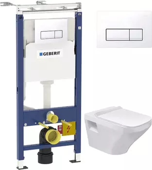 Комплект инсталляция Geberit 458.125.11.1 4 в 1 + унитаз Duravit DuraStyle 2536090000