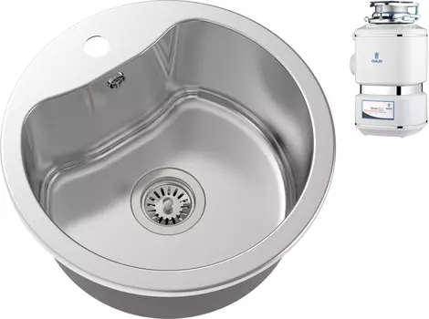 Комплект Мойка кухонная Oulin OL-357 + Измельчитель отходов Oulin OL-KDS553
