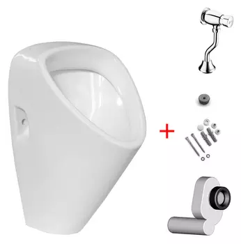 Комплект Писсуар Jika Golem 4306.1 подвесной + Смывное устройство Lemark Project LM4612C + Монтажны