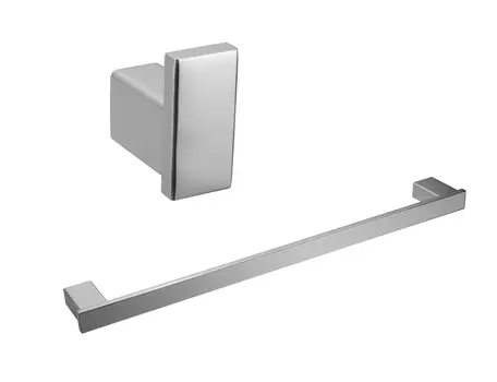 Комплект Полотенцедержатель Mediclinics Harmonia AI1413CS + Крючок Mediclinics Harmonia AI1418CS хром