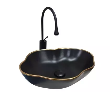 Комплект Раковина Bronze de Luxe 1395 + Смеситель Bronze de Luxe Scandi 9015B