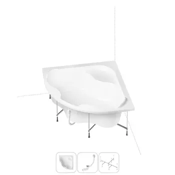 Комплект с ванной Lavinia Boho Aveo 202010951