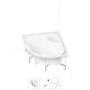 Комплект с ванной Lavinia Boho Aveo 202011043