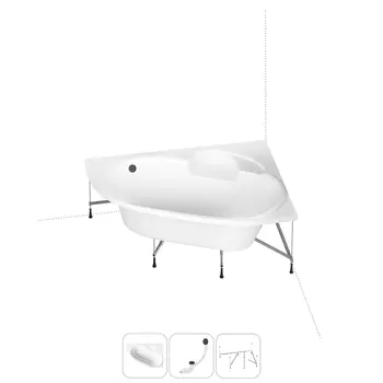 Комплект с ванной Lavinia Boho Bell Pro 202011036