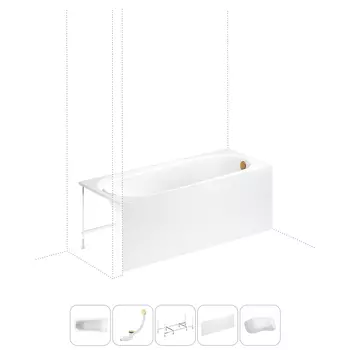 Комплект с ванной Lavinia Boho Biore 202011744