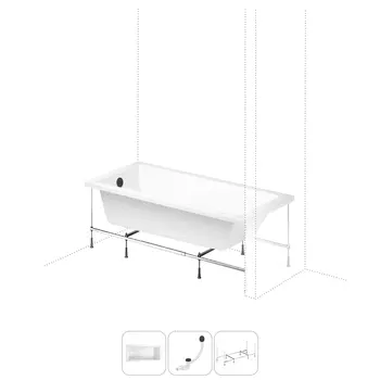 Комплект с ванной Lavinia Boho Catani 202011008