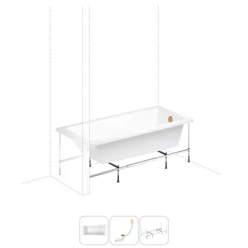 Комплект с ванной Lavinia Boho Element 202011061