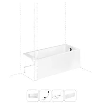 Комплект с ванной Lavinia Boho Element 202011199