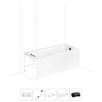 Комплект с ванной Lavinia Boho Element 202011709