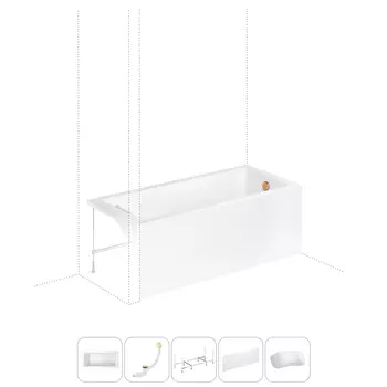 Комплект с ванной Lavinia Boho Element 202011755