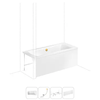 Комплект с ванной Lavinia Boho Evan 202011247