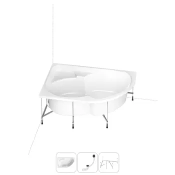 Комплект с ванной Lavinia Boho Grance Hill 202011039