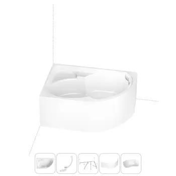 Комплект с ванной Lavinia Boho Grance Hill 202011687