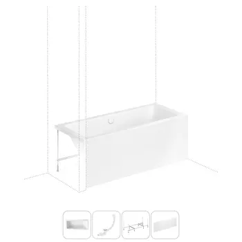 Комплект с ванной Lavinia Boho Pure 202011164