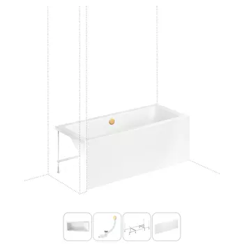 Комплект с ванной Lavinia Boho Pure 202011256