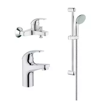 Комплект смесителей Grohe BauEdge 122271 с душевым гарнитуром