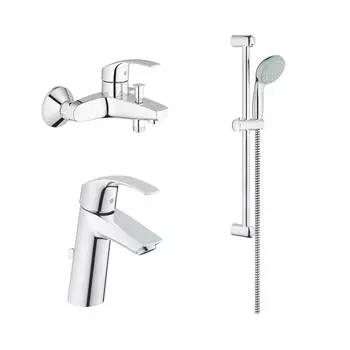 Комплект смесителей Grohe Eurosmart 124458 с душевым гарнитуром