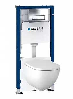 Комплект унитаз Geberit Acanto 500.128.21.A с инсталляцией
