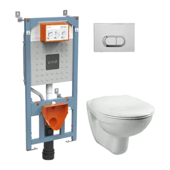 Комплект VitrA Normus 9773B003-7202 кнопка глянцевый хром