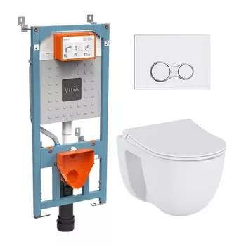 Комплект VitrA S40 9860B003-7200 кнопка хром