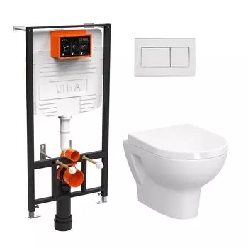 Комплект VitrA Zentrum 9012B003-7206 4 в 1 с микролифтом