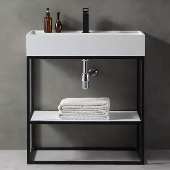 Консоль Abber Stein 80 AS2630 белая/черная