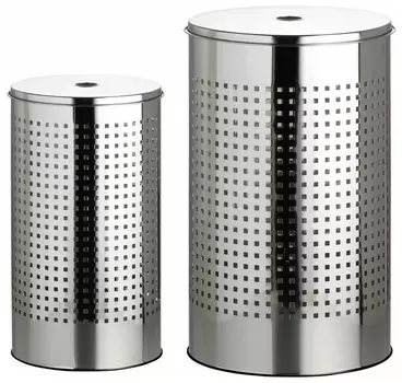 Корзина для белья Axentia 116719, набор, с крышками, 35 и 55 л
