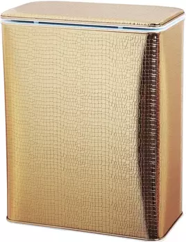 Корзина для белья Cameya GKR-B-9 крокодил, золото, большая