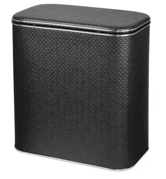 Корзина для белья Cameya Punto PBLH-M черная, малая