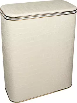 Корзина для белья Geralis KLG-S бежевая, золото, большая