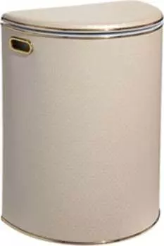 Корзина для белья Geralis NCLG-O, бежевая/золото