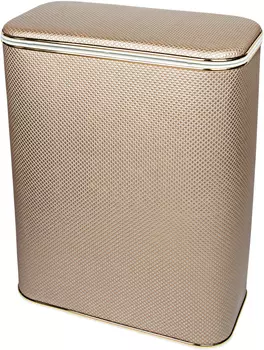 Корзина для белья Geralis RBG-M темная, золото, малая