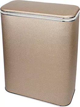 Корзина для белья Geralis RBH-M темная, хром, малая