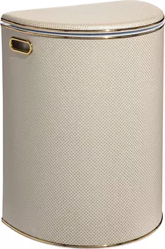 Корзина для белья Geralis RWG-O, бежевая/золото