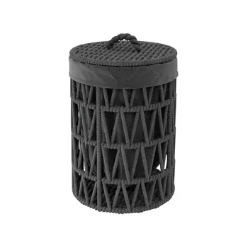 Корзина для белья WasserKRAFT Mosel WB-460-S черная