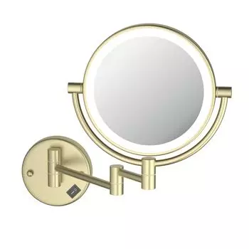 Косметическое зеркало Aquatek AQ4912BG золото шлифованное