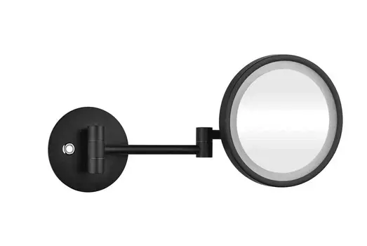 Косметическое зеркало Bemeta Dark 112101140 черное, с подсветкой