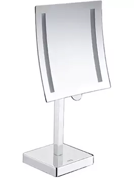 Косметическое зеркало WasserKRAFT K-1007 с LED-подсветкой, 3-х кратным увеличением