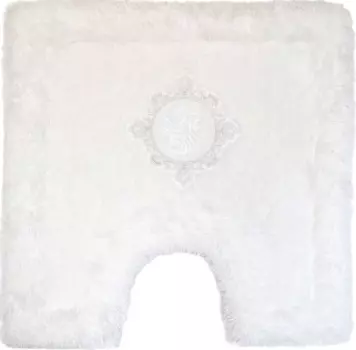 Коврик Bath Plus Royal белый с вырезом