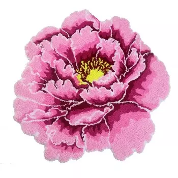 Коврик Carnation Home Fashions Peony Flower Pink 73x73