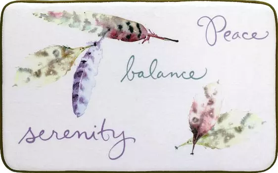 Коврик Creative Bath Daydream R1230MULT белый