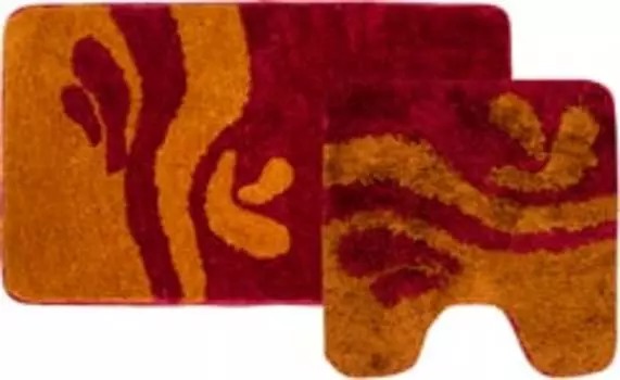 Коврик Dasch La Vita Симона HJ-T1122 терракотовый, комплект