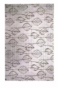 Коврик Ridder Leaves 1110008 бежевый/коричневый, 65х150