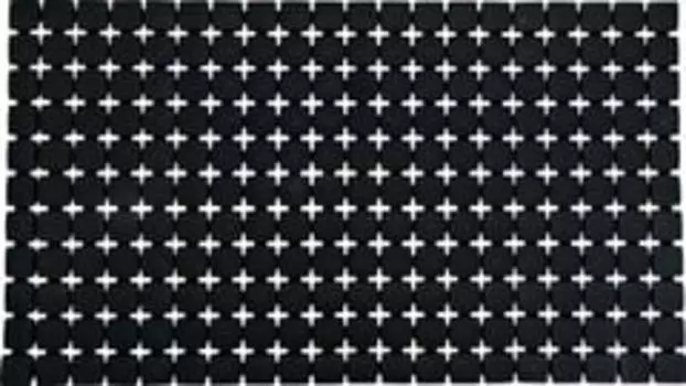 Коврик Ridder Nevis 6108010 чёрный, 39х68