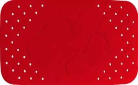 Коврик Ridder Plattfus 67076 красный, 38х72