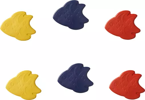 Коврик Ridder Slip-Not XXS 69490 цветной-2, комплект 6 шт.