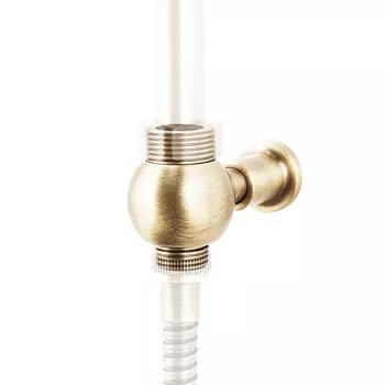 Кронштейн душевой Caprigo Parts 99-066-oro проходной. золото