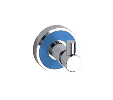 Крючок Bemeta Trend-I 104106028d хром/светло-синий