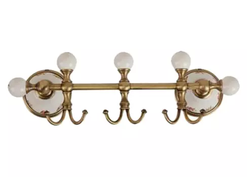 Крючок Migliore Provance 17630 на планке, бронза