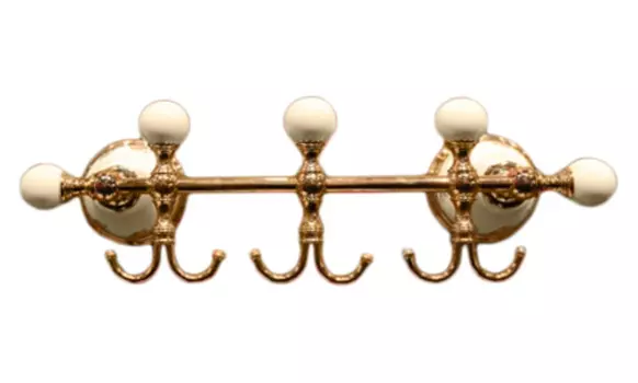 Крючок Migliore Provance 17700 на планке, золото